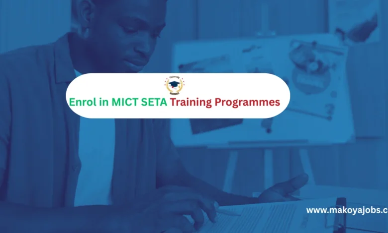Enrol in MICT SETA Training Programmes
