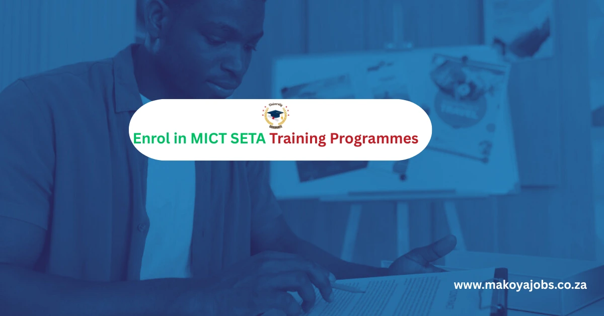 Enrol in MICT SETA Training Programmes