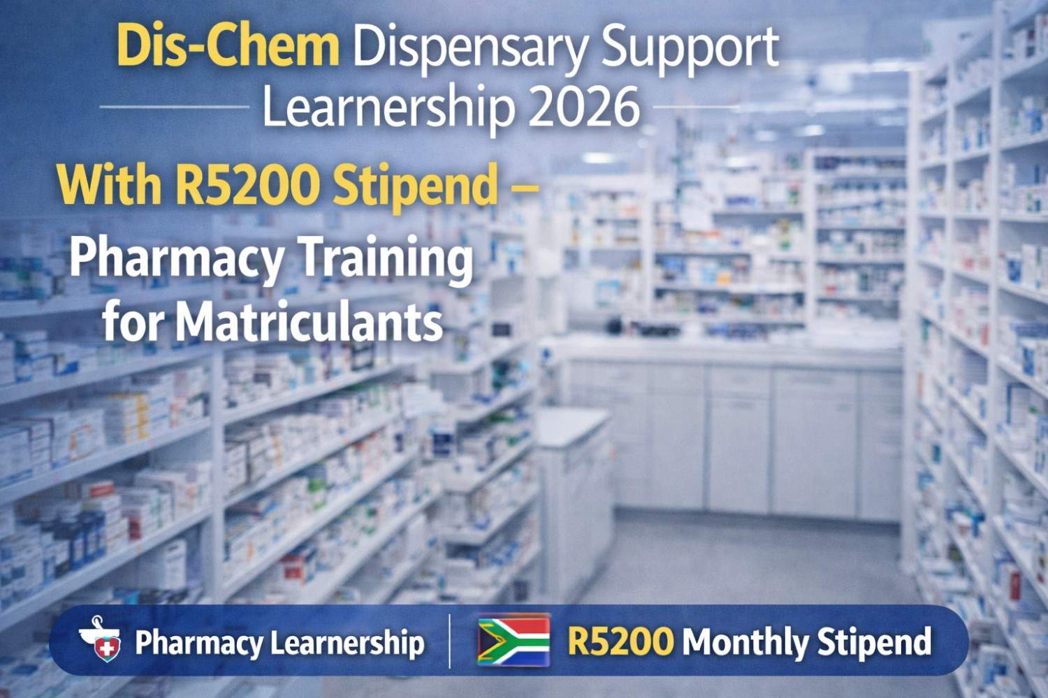 Dis-Chem 2026 pharmacy learnership
