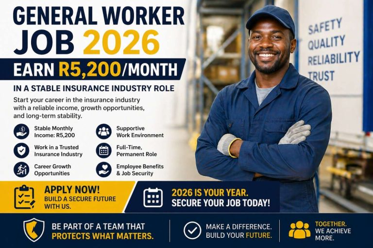 General Worker Job 2026: