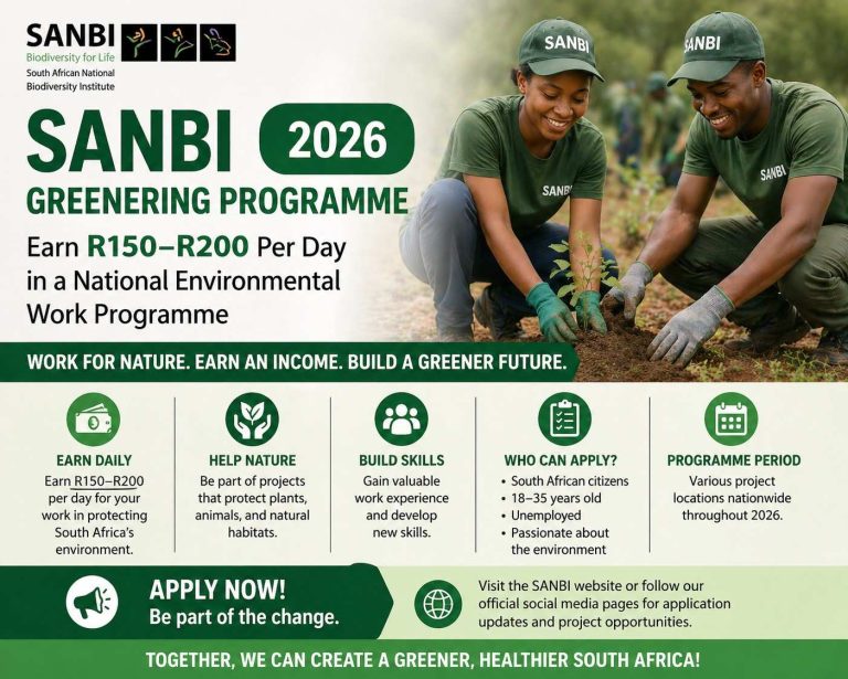 SANBI Greening Programme 2026