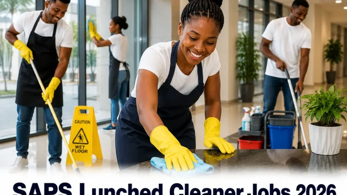 SAPS Announces Permanent Cleaner Jobs
