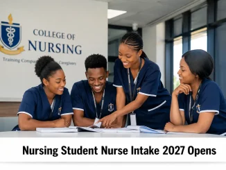 Nursing Student Nurse Intake 2027