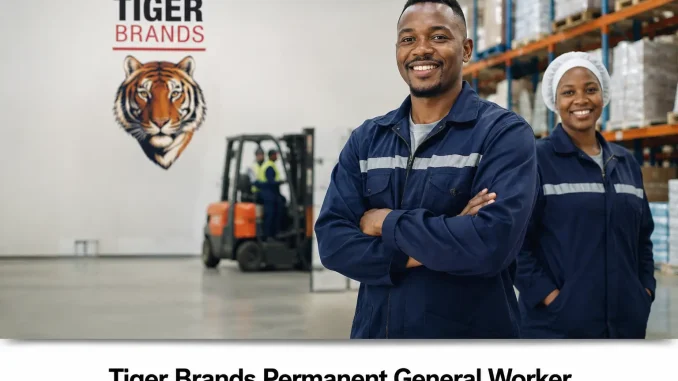 Tiger Brands Permanent General Worker Tiger Brands Permanent General Worker